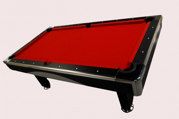 Billard tapis rouge