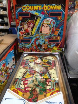 Count Down de marque Gottlieb de 1979